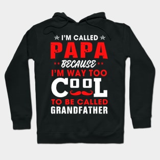 I am called papa because i'm way too cool Hoodie